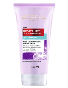 GEL DE LIMPIEZA LOREAL ANTI-BRILLO X150CC
