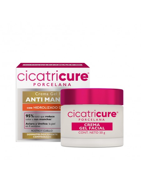 CR CICATRICURE GEL FACIAL PORCELANA 50GR
