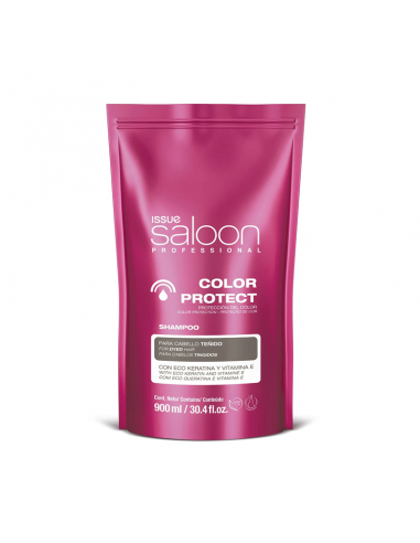 SHAMPOO ISSUE SALOON COLOR PROTECT 900 CC