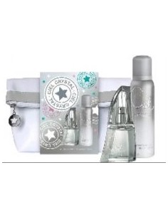 SET DE PERFUME CIEL CRYSTAL EDP X50CC+CREMA 85GR+NECESE  