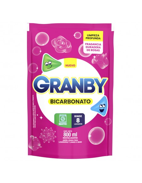 DET.LIQ GRANBY BICARB ROSAS B ESP DP 800CC