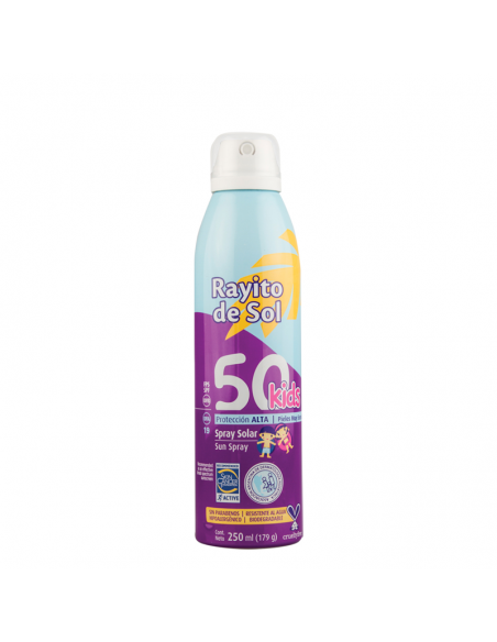 PROTECTOR SOLAR RAYITO DE SOL AEROSOL FPS 50 KIDS 250 cc