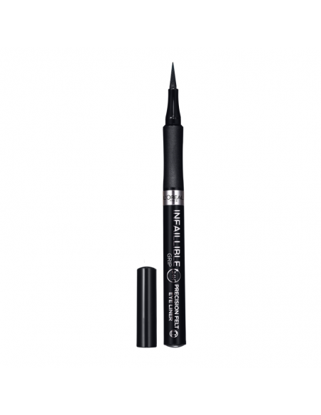 DELINEADOR P/OJOS LOREAL INFALLIBLE PRECISION FELT BLACK 24H  
