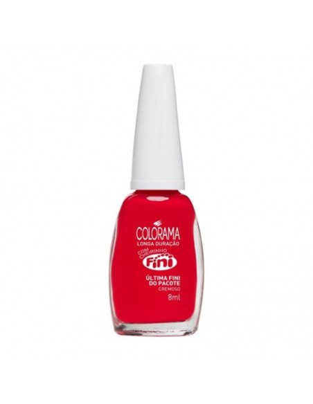 ESMALTES COLORAMA FINI DEL PAQUETE - ROJO  