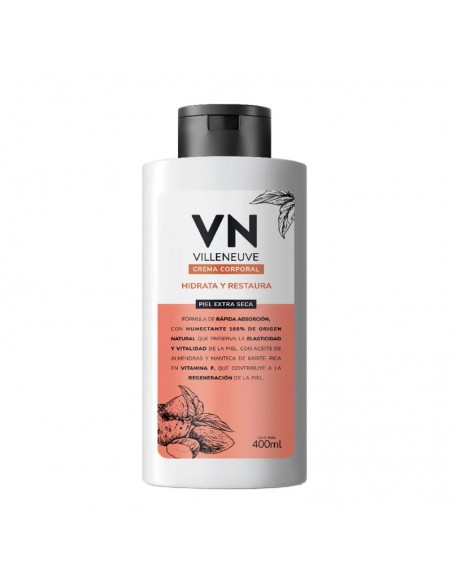 CREMA PARA CUERPO VILLENEUVE PIEL EXTRA SECA 400 cc