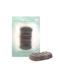 ESPONJAS CORPORALES  KONJAC NEGRA - CENIZAS DE BAMBU  