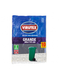 BOLSAS VIRUTEX plana 80x110 10 un