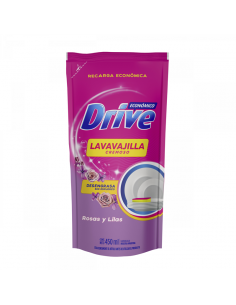 DETERGENTES DRIVE eco rosas y lilas doy pack 450 cc