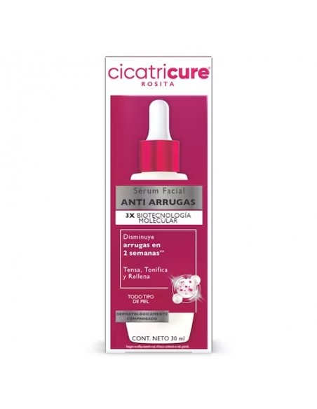 CREMA PARA ROSTRO CICATRICURE SERUM ANTI-ARRIGAS 30 cc