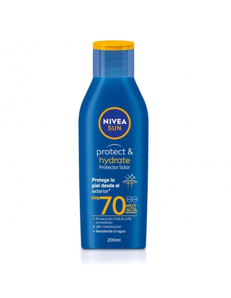 PROT.SOLAR NIVEA HIDR F70 200CC