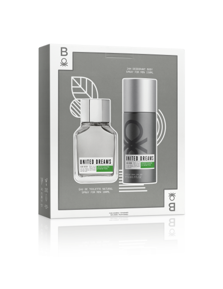 SET DE PERFUME BENETTON UD AIM HIGH EDT + DEO X 150 100 CC