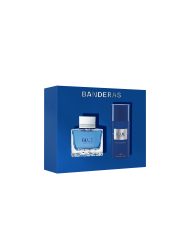 SET DE PERFUME ANTONIO BANDERAS BLUE SEDUCTION EDT + DEO X150CC 100 CC