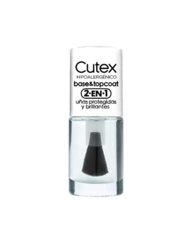 ESMALTES CUTEX BASE & TOP COAT 2 EN 1  