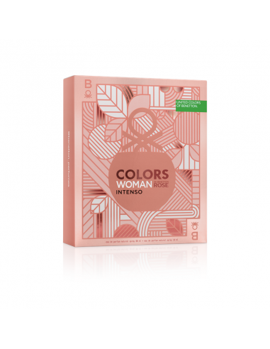 SET DE PERFUME BENETTON COLORS ROSE EDT + BODY LOTION 75CC 80 CC