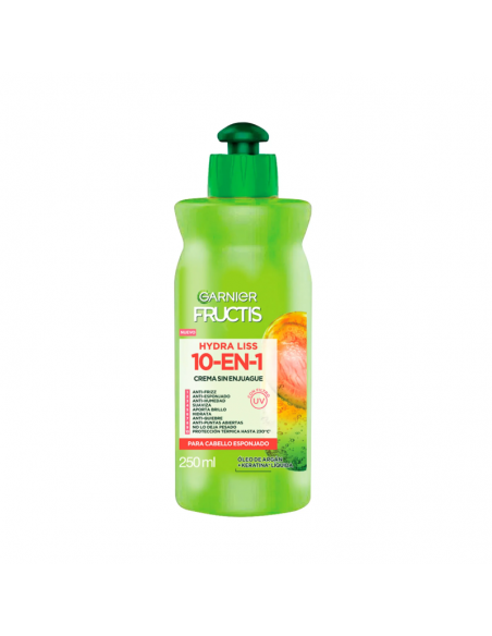 CREMA PARA PEINAR FRUCTIS HYDRA LISS 250 CC