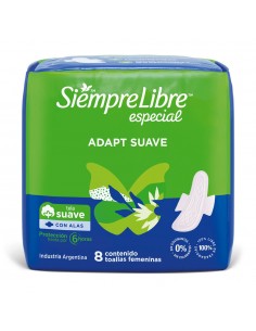 T.F. SIEMPRE LIBRE ADAPT SUAVE C/A 8UN