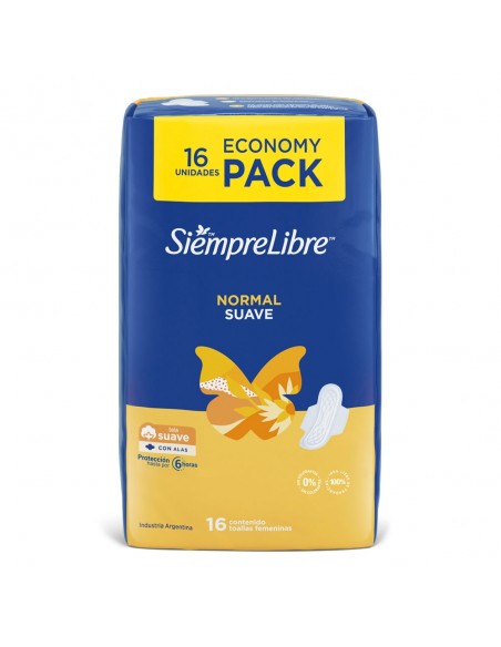 T.F. SIEMPRE LIBRE NORMAL SUAVE C/A 16UN