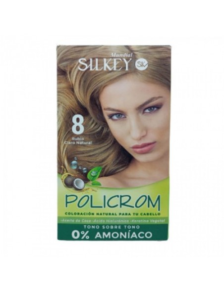 TONO SOBRE TONO POLICROM RUBIO CLARO NATURAL N°8  