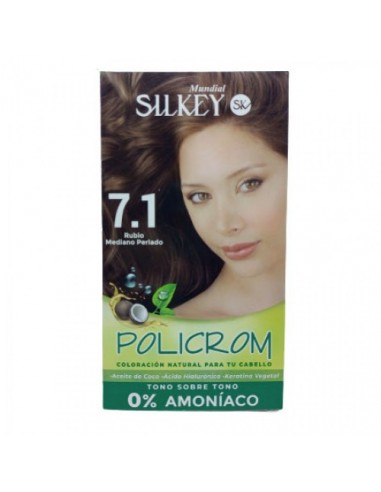 TONO SOBRE TONO POLICROM RUBIO PERLADO N°7.1  