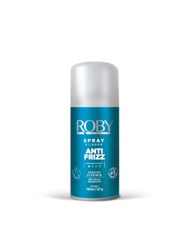FIJADORES PARA CABELLO ROBY SPRAY ANTIFRIZZ 180 ML