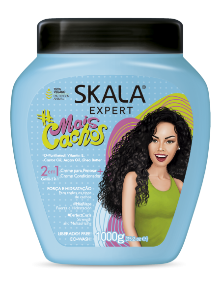 CREMA DE TRATAMIENTO SKALA EXPERT 2 EN 1 MAIS CACHOS 1000 GR