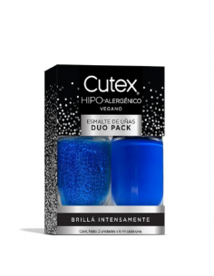 ESMALTES CUTEX DUO ROCK AZUL 003  