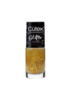 ESMALTES CUTEX GLITTER GOLDEN ROCK 082  