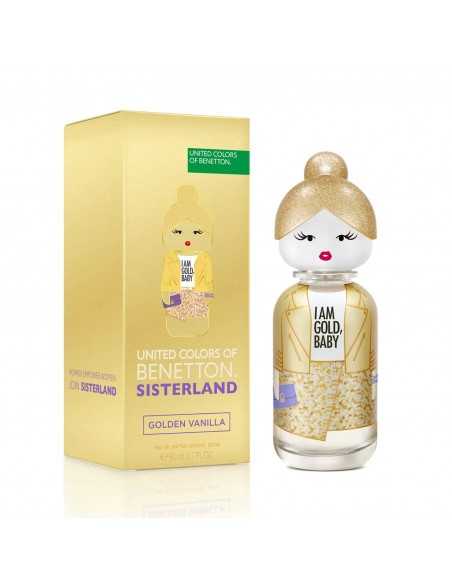 FRAGANCIAS SEMI-SELECTIVAS BENETTON SISTERLAND GOLDEN VAINILLA EDP 80 cc