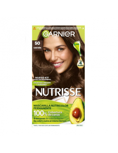 KIT CON AMONIACO NUTRISSE 50 CASTAÑO CLASICO  