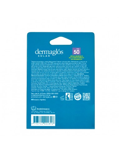 PROTECTOR SOLAR DERMAGLOS LAPIZ LABIAL FPS50 3 GR