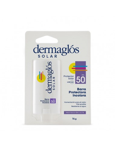 PROTECTOR SOLAR DERMAGLOS FPS50 BARRA 14 GR