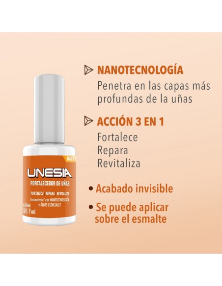 ESMALTES UNESIA SERUM TRAT FORTALECEDOR 7 cc