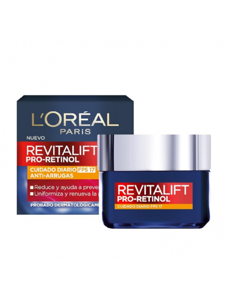 CREMA PARA ROSTRO LOREAL REVITALIF DIA PRO-RETINOL FPS17 50 cc
