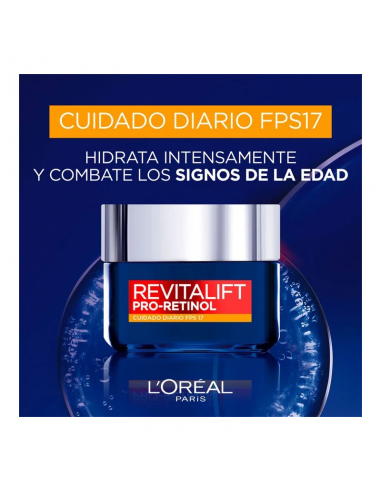 CREMA PARA ROSTRO LOREAL REVITALIF DIA PRO-RETINOL FPS17 50 CC