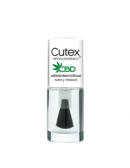 ESMALTE CUTEX ACEITE UÑAS Y CUTI ANTIOXIDANTE&CBD  