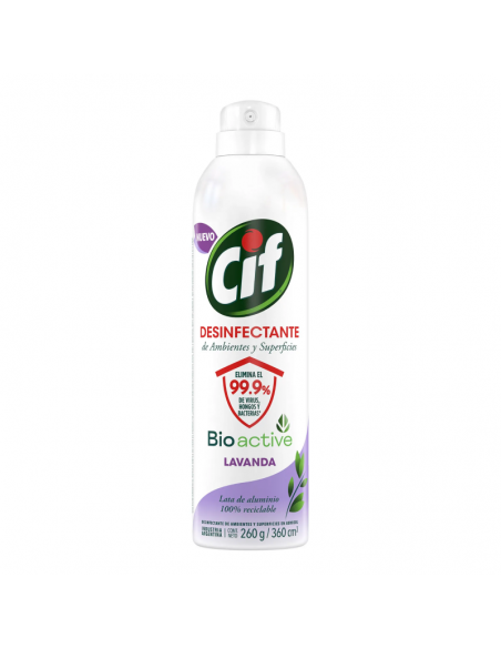DESINFECTANTES EN AEROSOL CIF lavanda 360 cc