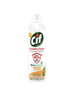 DESINFECTANTES EN AEROSOL CIF frescura citrica 360 cc