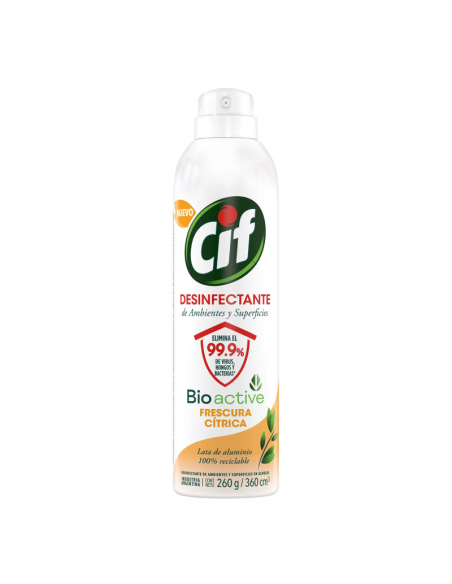 DESINFECTANTES EN AEROSOL CIF frescura citrica 360 cc