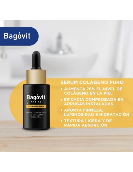 CREMA PARA ROSTRO BAGOVIT SERUM FACIAL COLAGENO PURO 30 cc