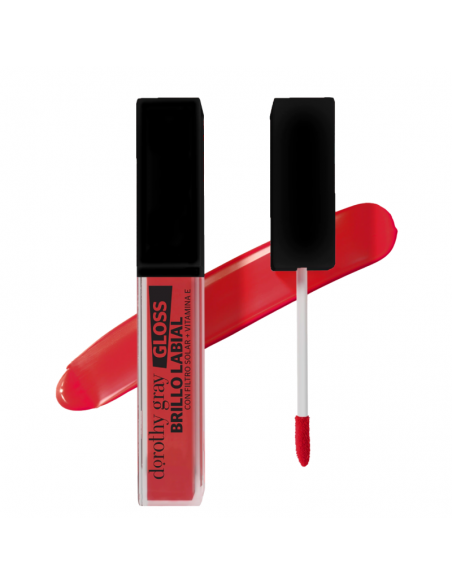 BRILLO LABIAL DOROTHY GRAY RED LOVER + F.SOLAR + VIT E  