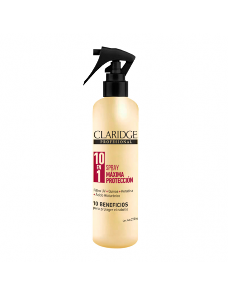 CREMA DE TRATAMIENTO CLARIDGE PROF SPRAY 10 EN 1 COLORMAX 230 cc