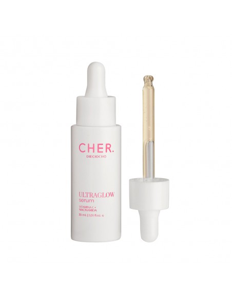 CREMA PARA ROSTRO CHER DIECIOCHO SERUM ULTRAGLOW 30 cc