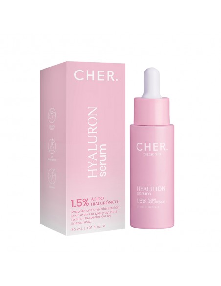 CREMA PARA ROSTRO CHER DIECIOCHO SERUM HYALURON 30 cc