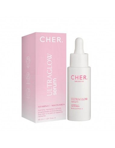 CREMA PARA ROSTRO CHER DIECIOCHO SERUM ULTRAGLOW 30 CC