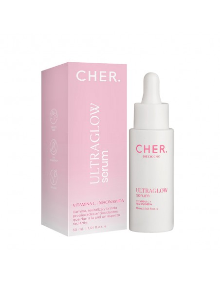 CREMA PARA ROSTRO CHER DIECIOCHO SERUM ULTRAGLOW 30 cc