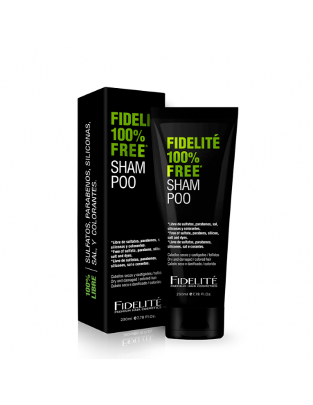 SHAMPOO FIDELITE 100% FREE 230 cc