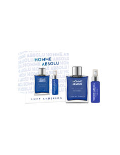 SET DE PERFUME LUCY ANDERSON EDT HOMME ABSOLUT + MINI TALLA 35CC 105 cc
