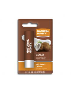 PROTECTOR LABIAL NATURAL HONEY BALSAMO SABOR COCO  