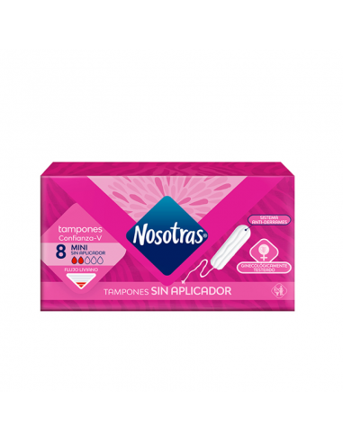 TAMPONES NOSOTRAS MINI 8 UN