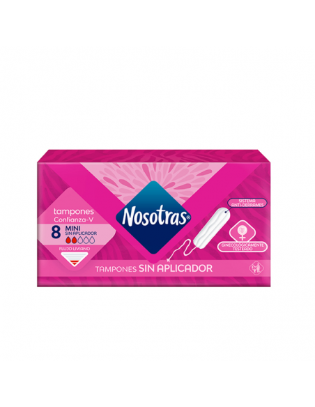 TAMPONES NOSOTRAS MINI 8 UN